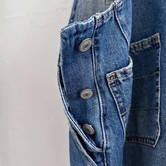 Free People Dungaree Denim Dress - Picture 3 of 4